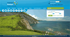 Desktop Screenshot of campingitxaspe.com